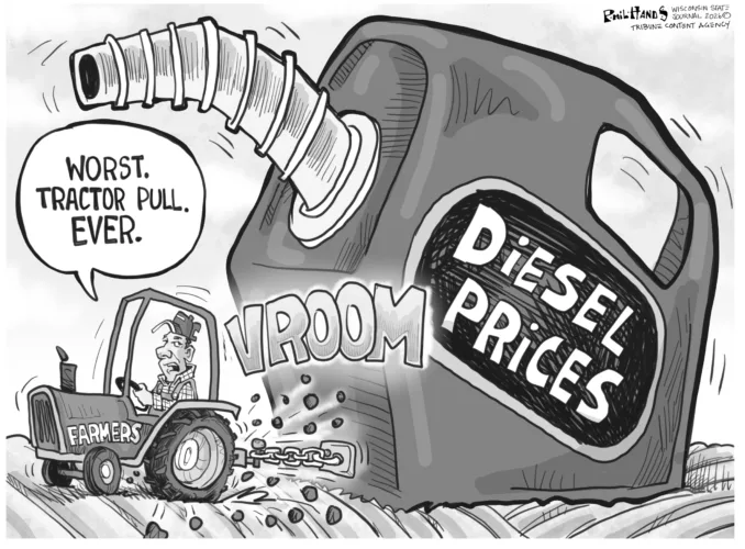 Editorial cartoon for Oct. 6, 2026
